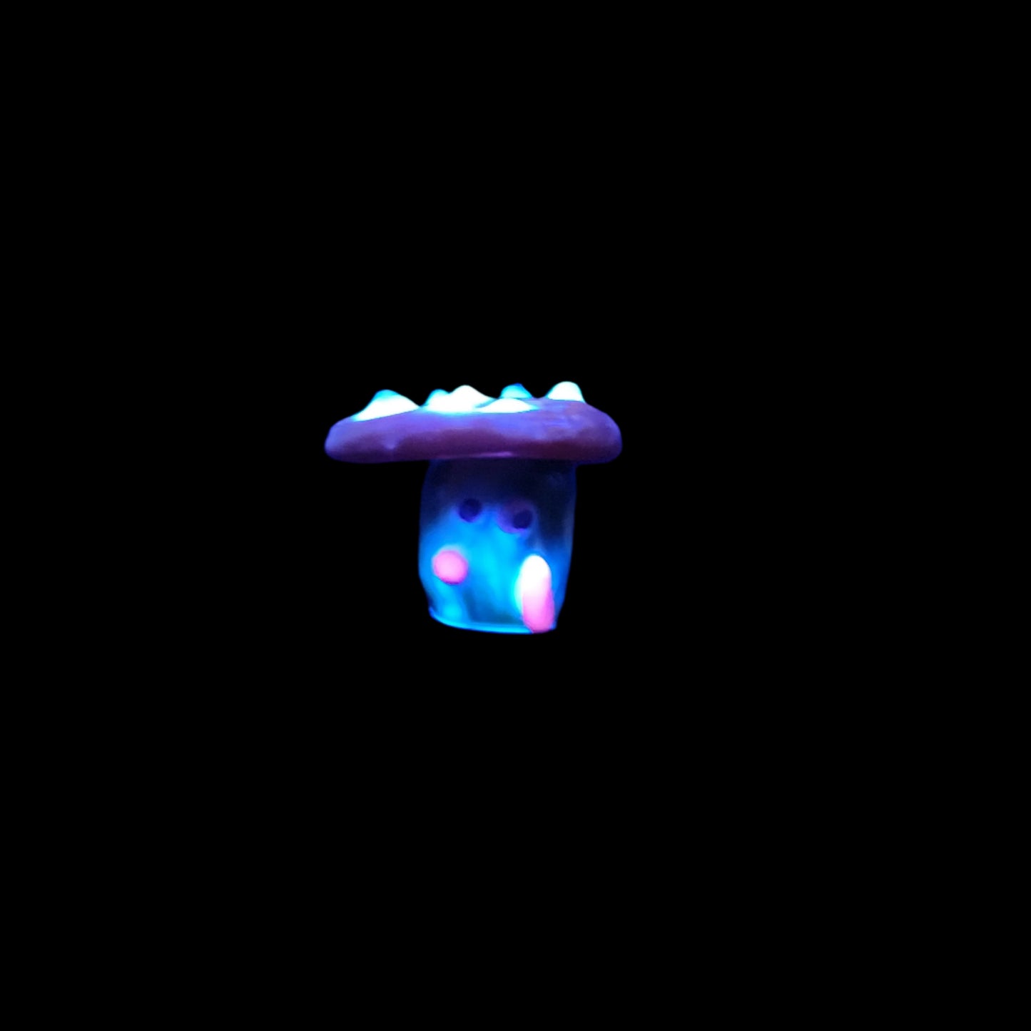 Clementine Mushroom buddy *Blacklight/UV Light activated*