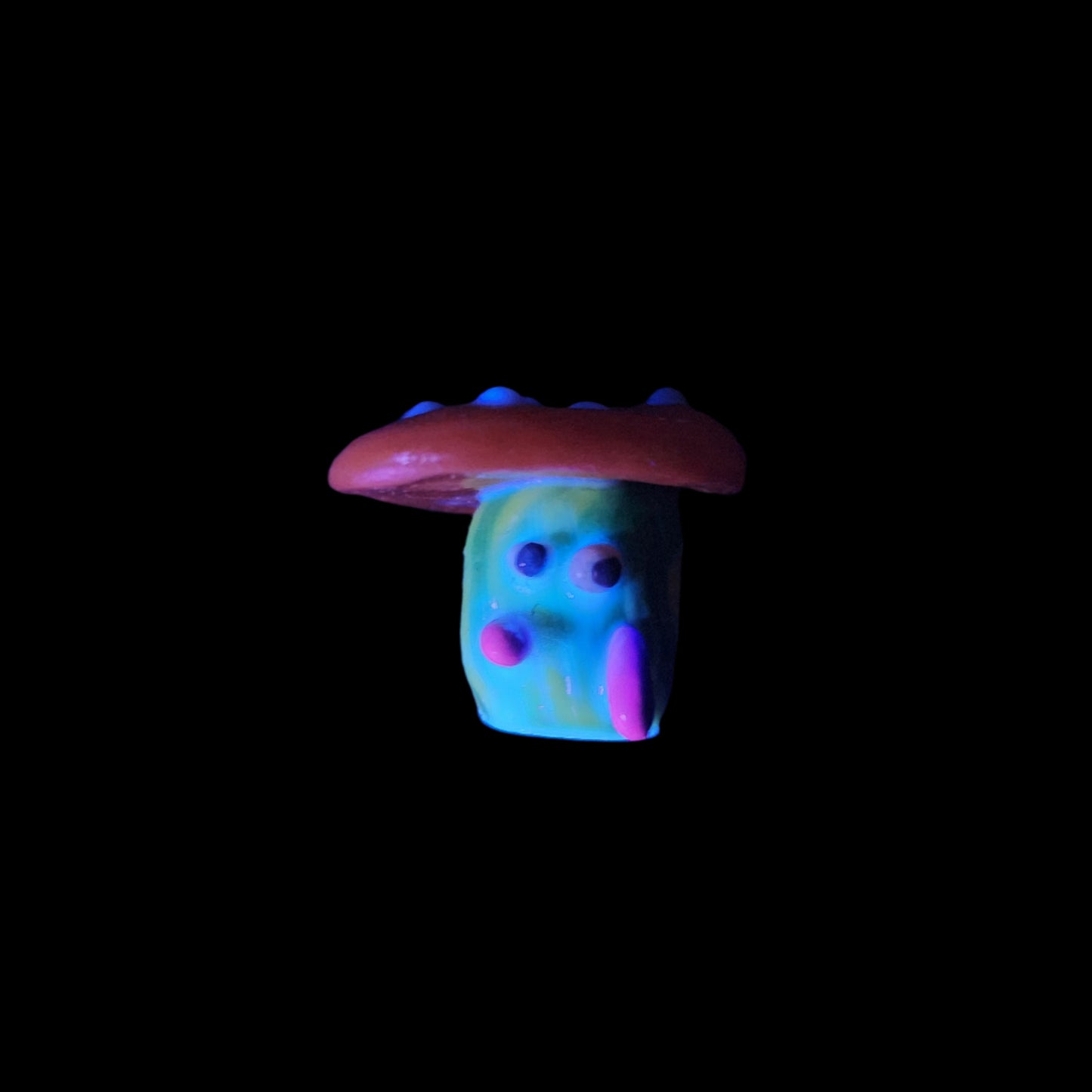 Clementine Mushroom buddy *Blacklight/UV Light activated*