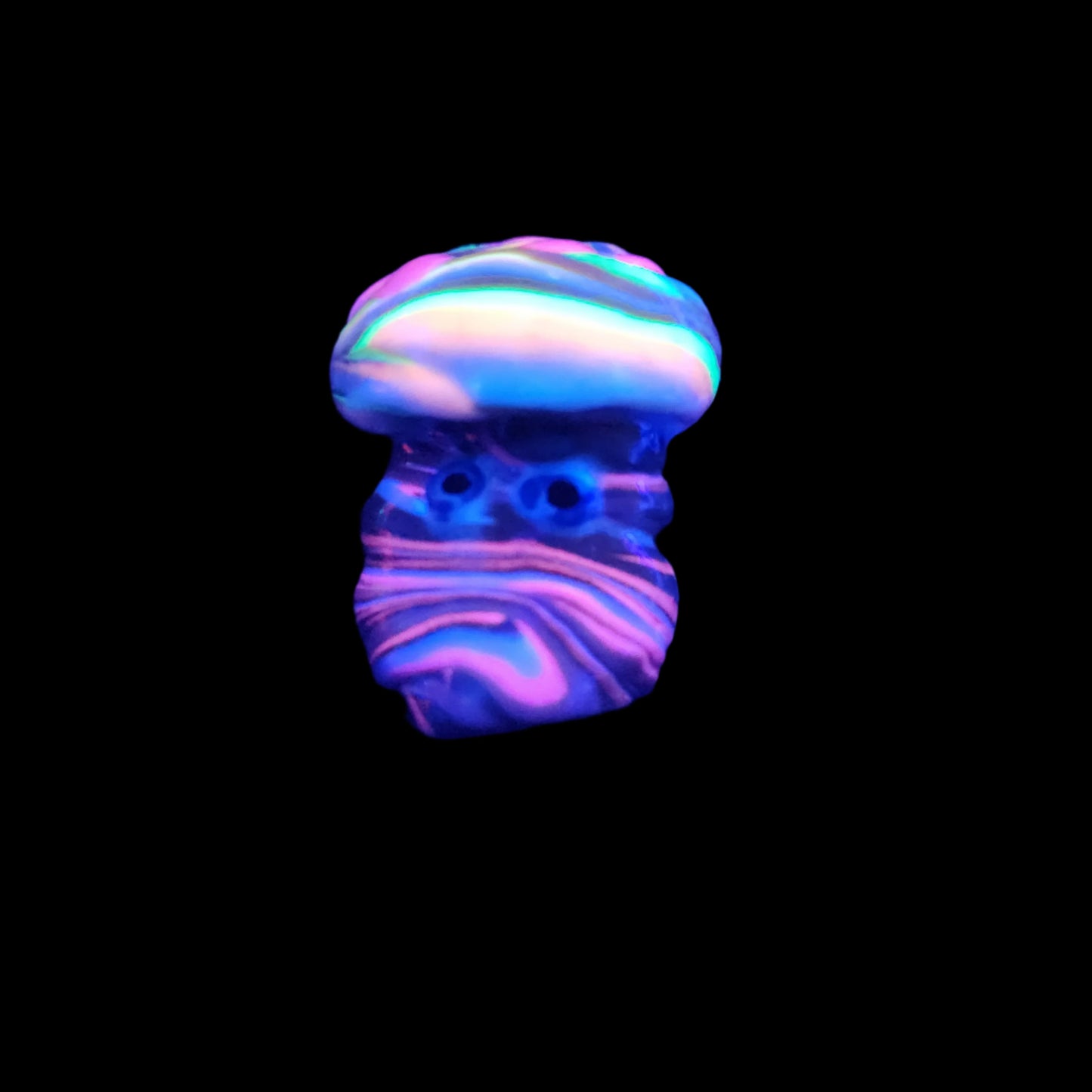 Chocolate Mushroom buddy *Blacklight/UV Light activated*