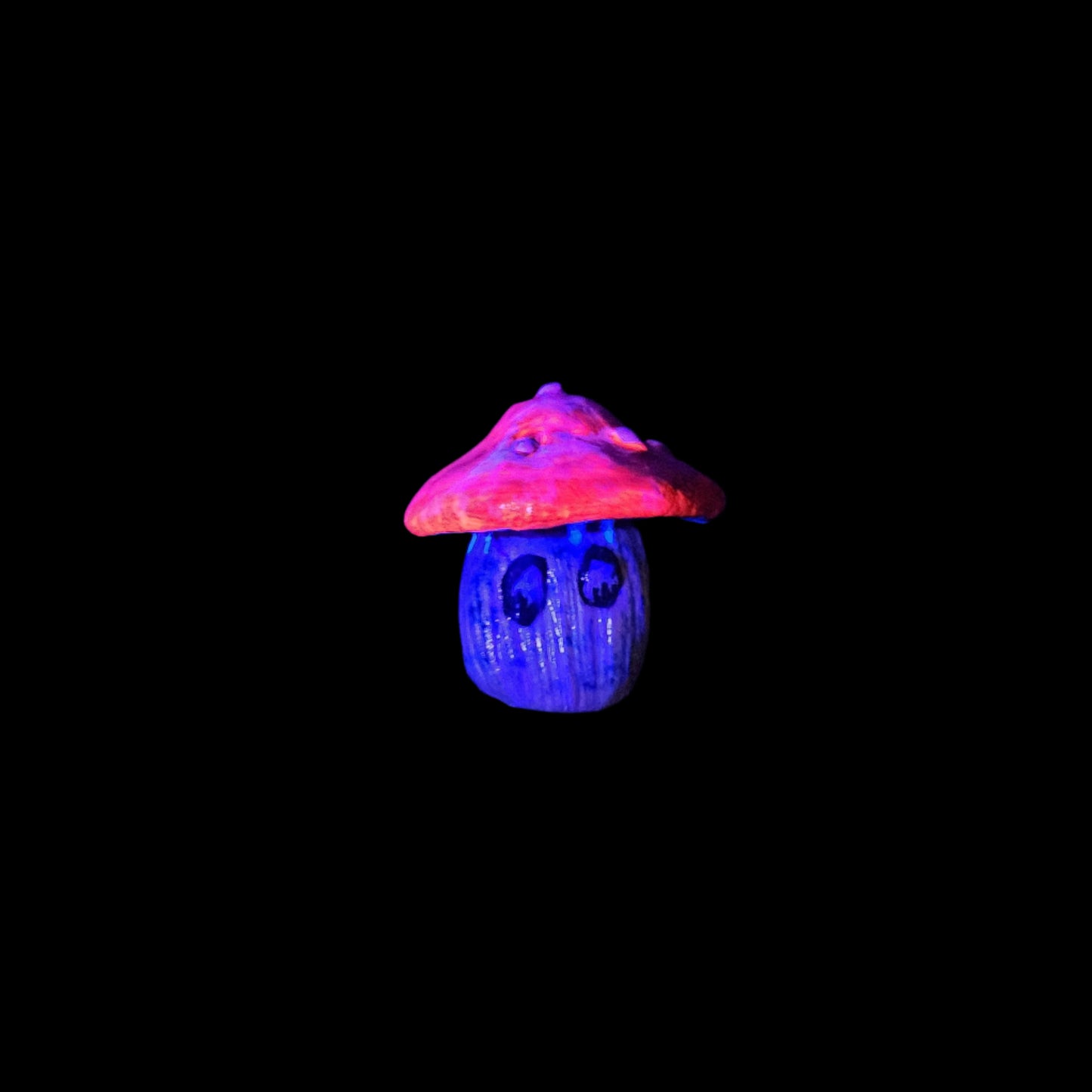 Dormouse Mushroom buddy *Blacklight/UV Light activated*