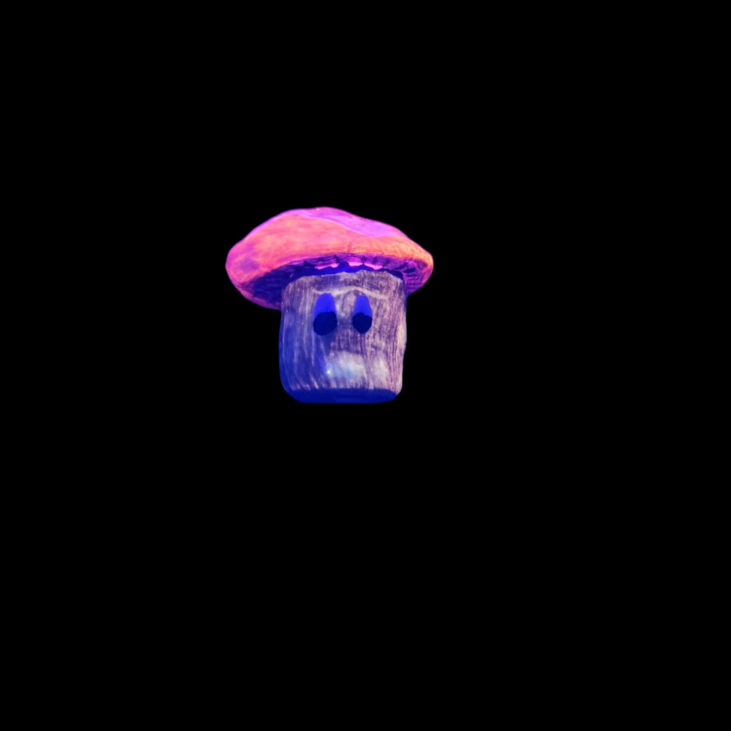 Toasted Marshmallow Mushroom buddy *Blacklight/UV Light activated*
