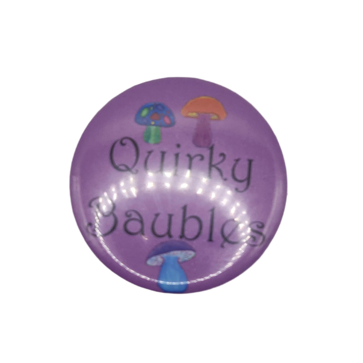 'Quirky Baubles' button