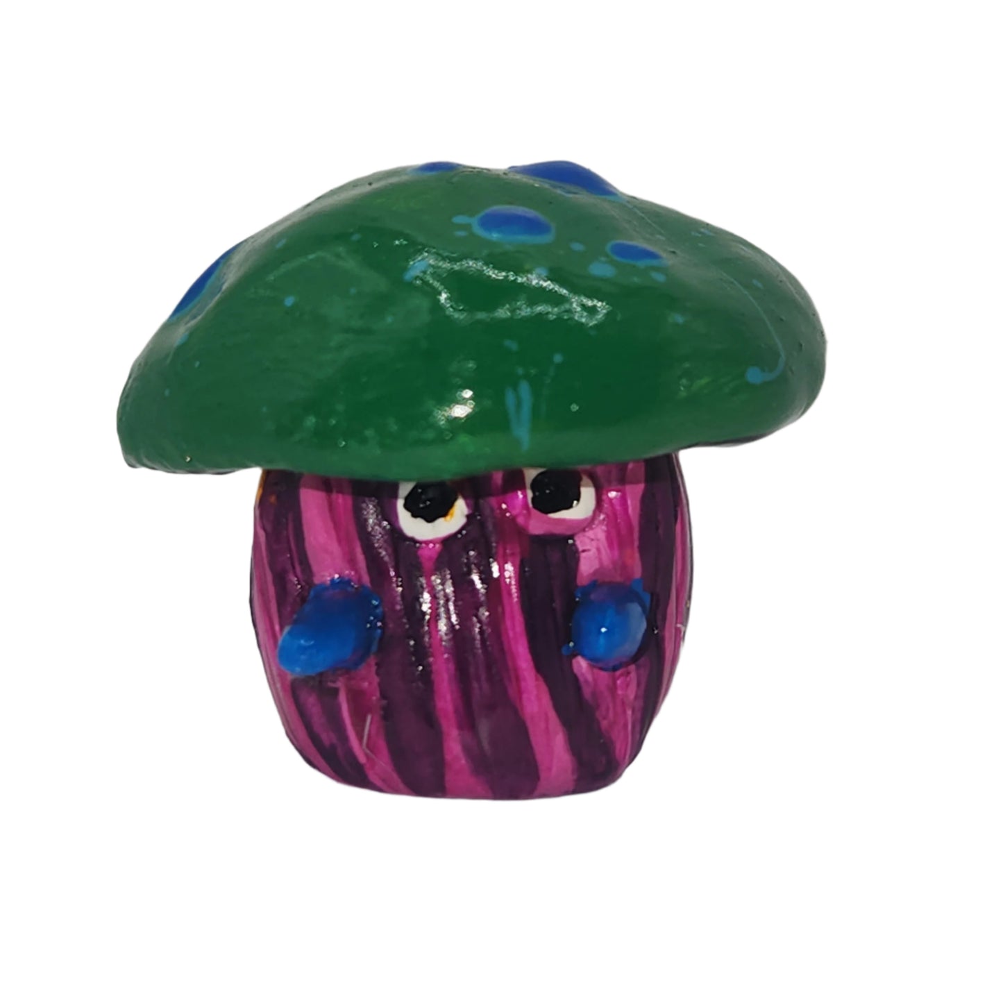 Splotchy mushroom mini *Glows in blacklight/UV*