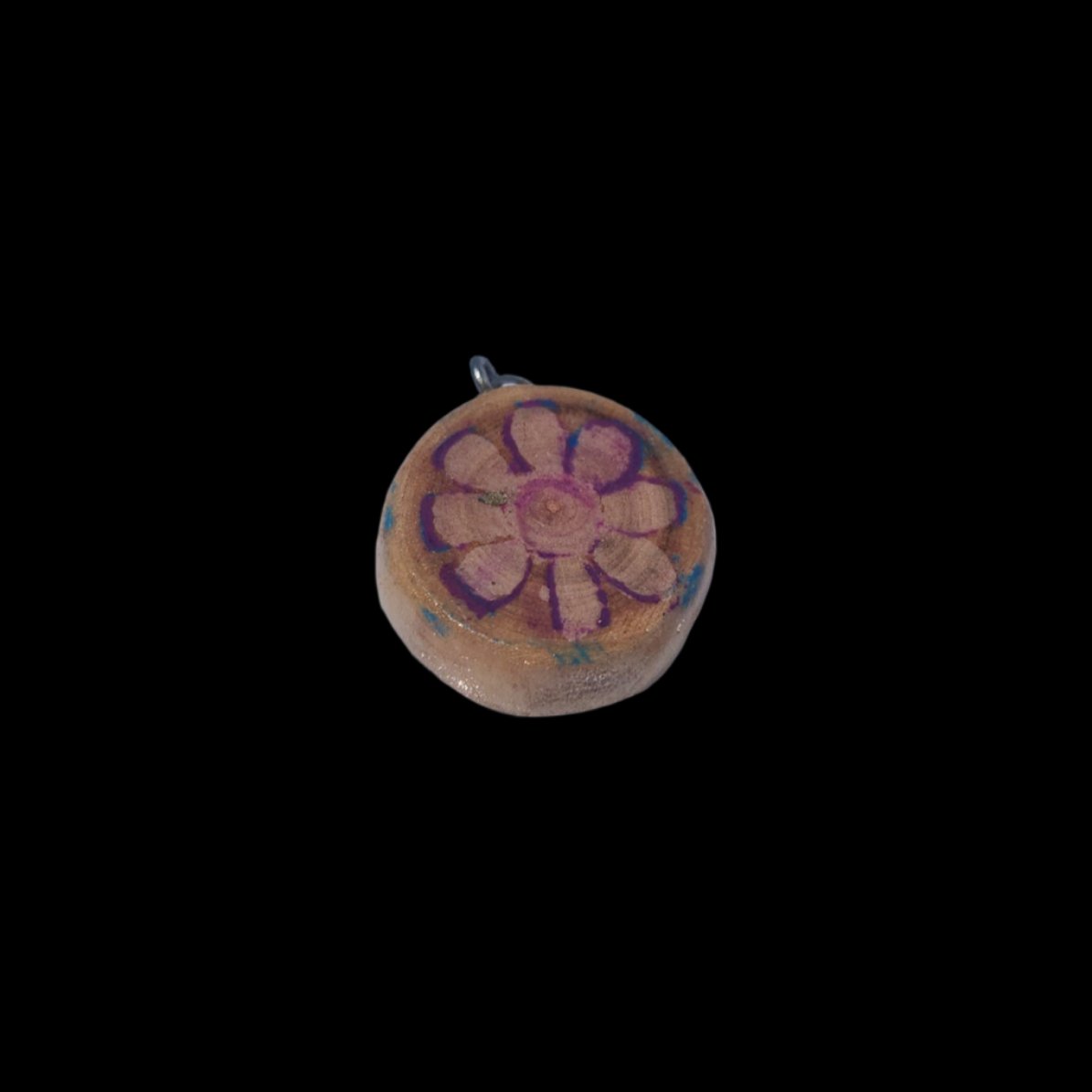 Flower *Blacklight/UV activated* Pendant/charm