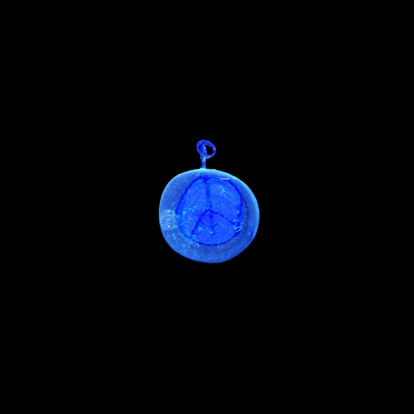 Peace *Blacklight/UV activated* Pendant/charm