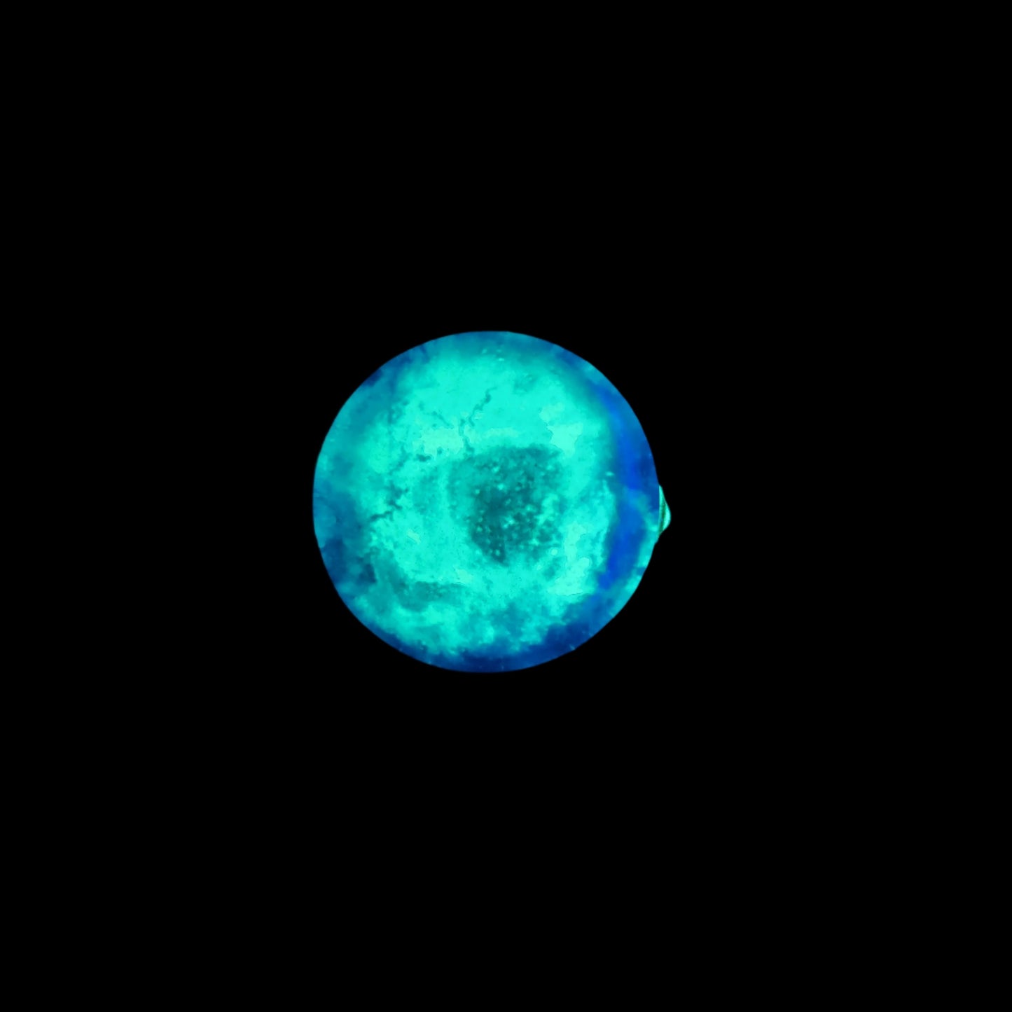 Blue galaxy refridgerator magnet * Glow in the dark*
