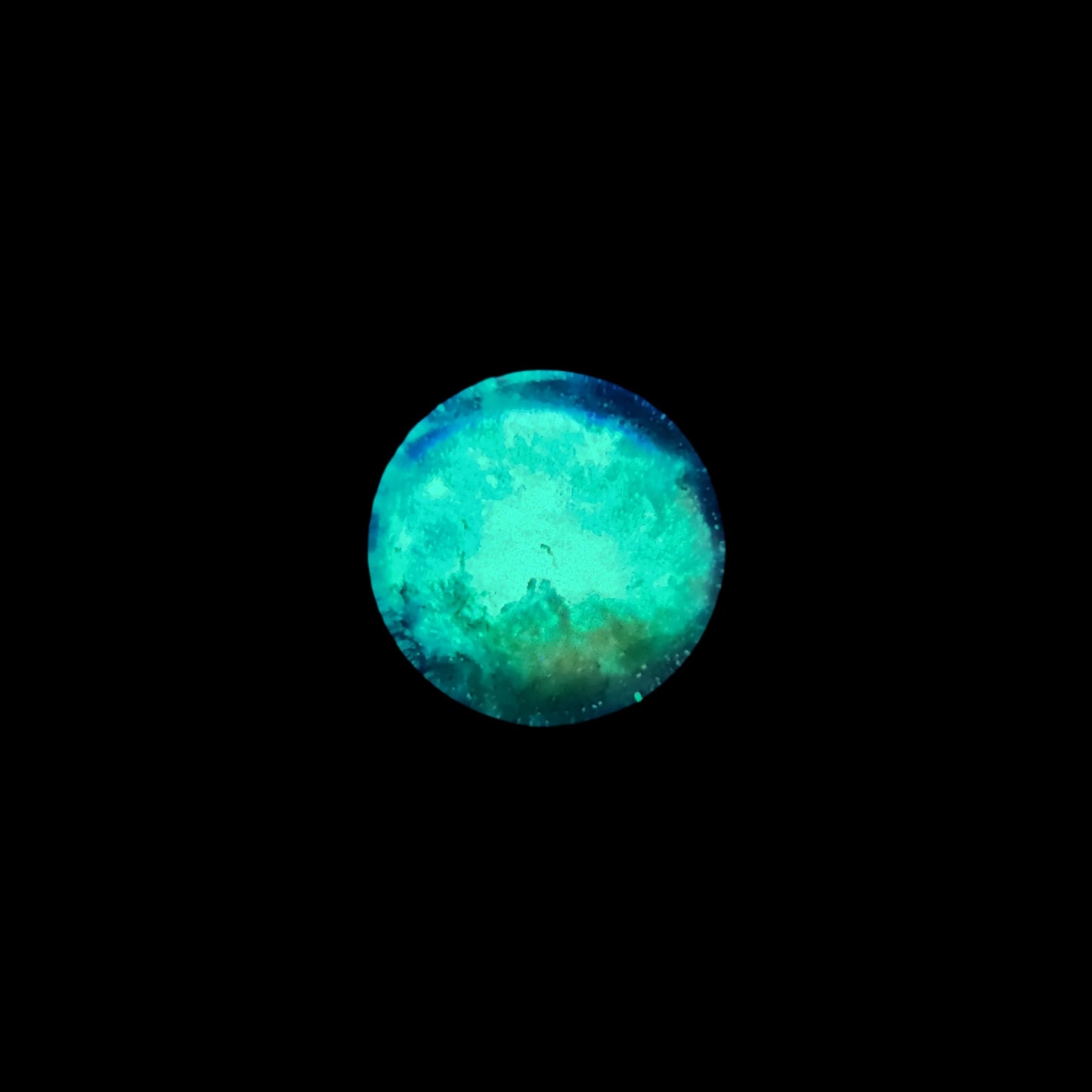 Blue white and red refridgerator magnet * Glow in the dark*