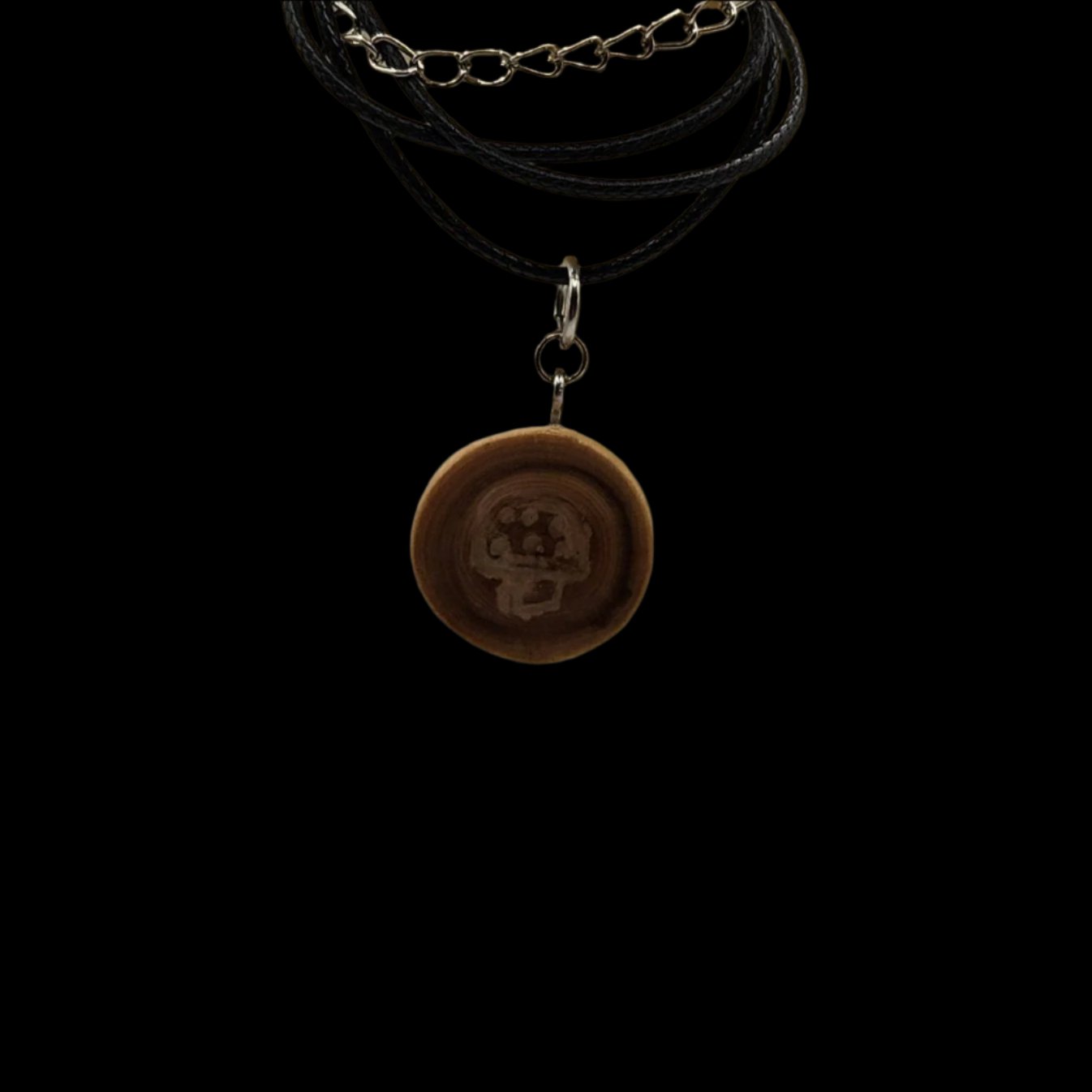 Light Mushroom Pendant/Charm *Blacklight/UV Light activated*