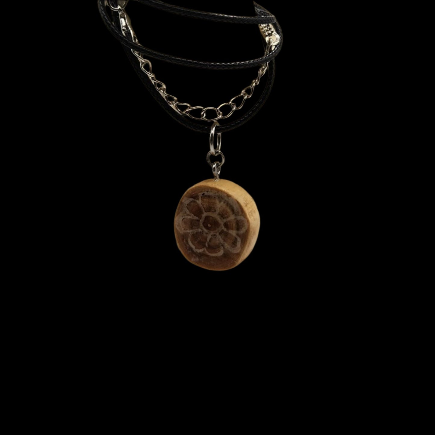Light flower Pendant/Charm *Blacklight/UV Light activated*