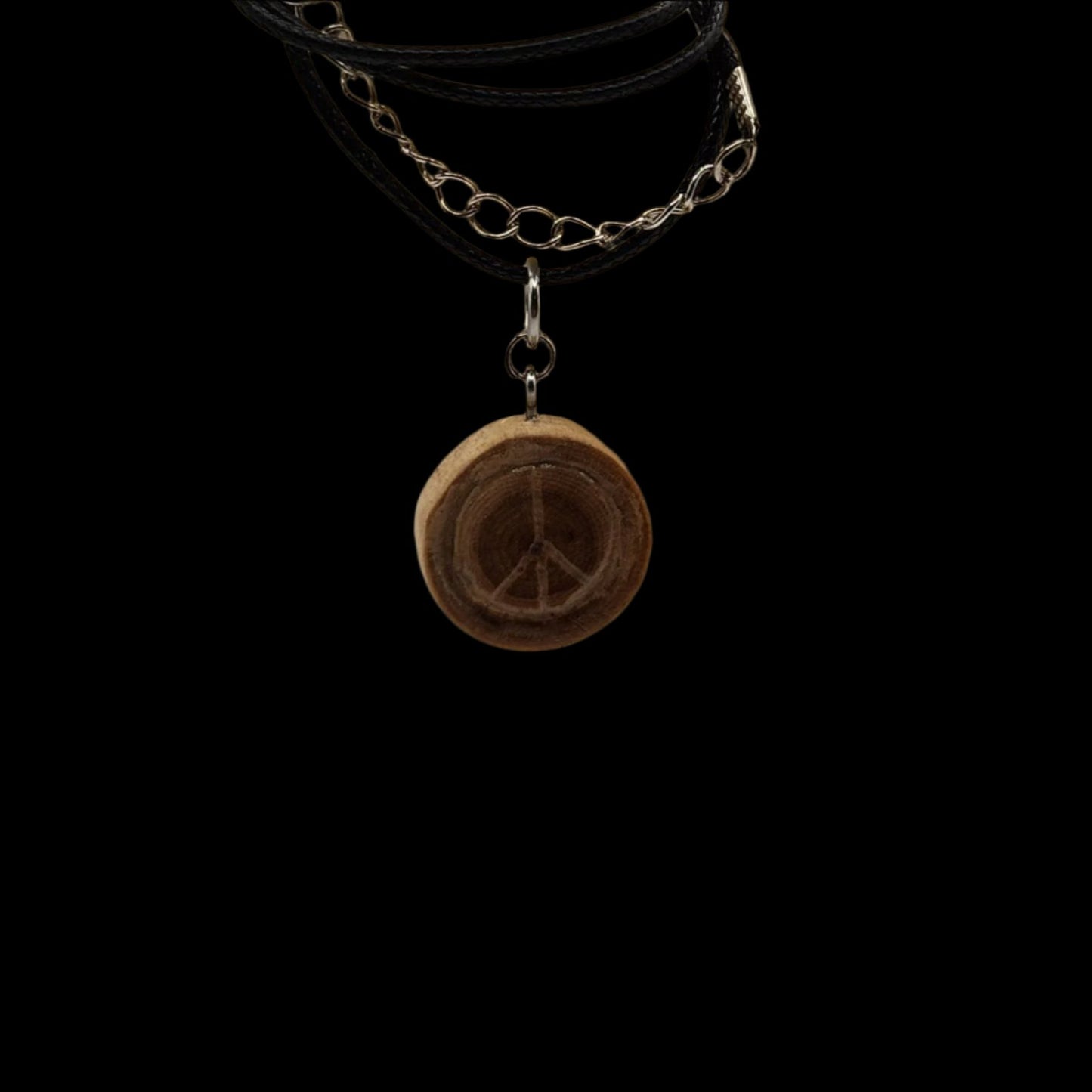 Light Peace Pendant/Charm *Blacklight/UV Light activated*