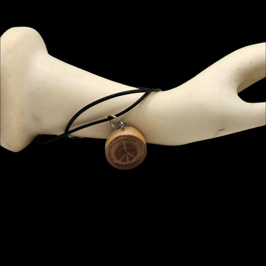 Light Peace Pendant/Charm *Blacklight/UV Light activated*