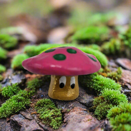Pinkerton clay mushroom *Blacklight/UV activated*