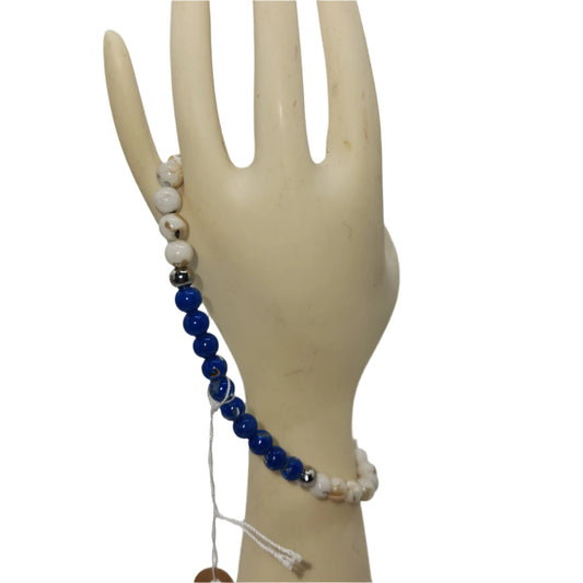 Turquoise and seashell Anklet