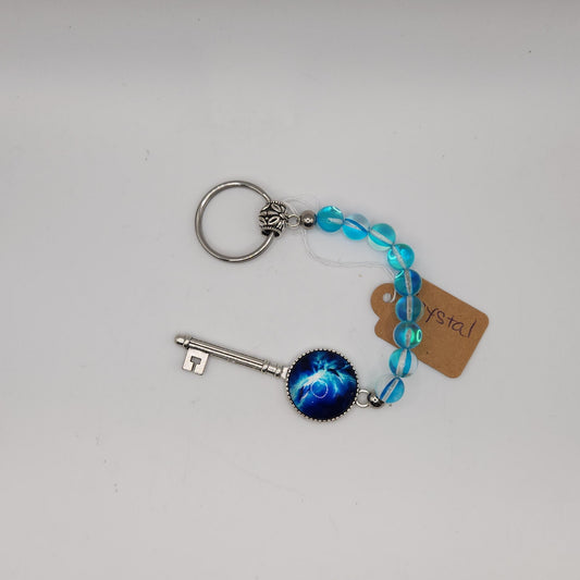 Electric galaxy key key-chain