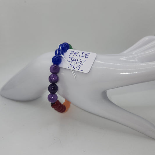 Pride jade bracelet M/L