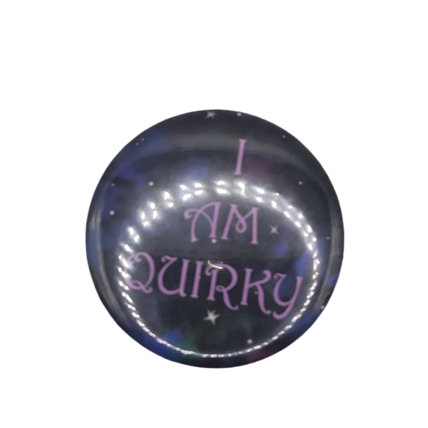'I am Quirky' Galaxy pin