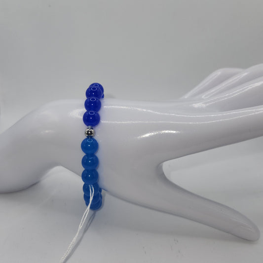 Blue Jade bracelet medium