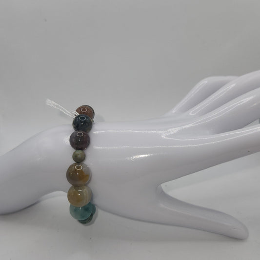 Jade and jasper bracelet small