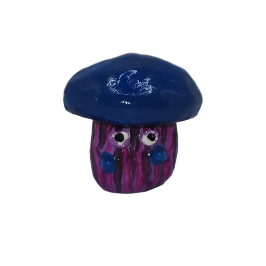 Dancey mushroom mini *Glows in blacklight/UV*
