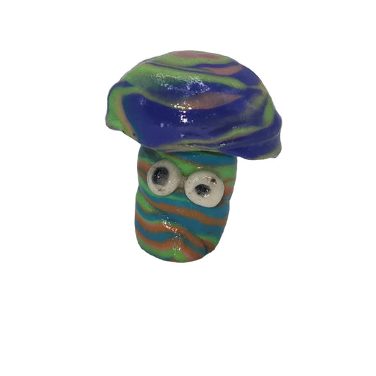 Toddy mushroom mini *Glows in blacklight/UV*