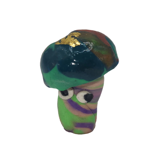 Wonky mushroom mini *Glows in blacklight/UV*