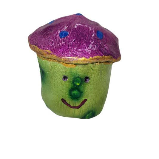 Cupcake Mushroom Jar