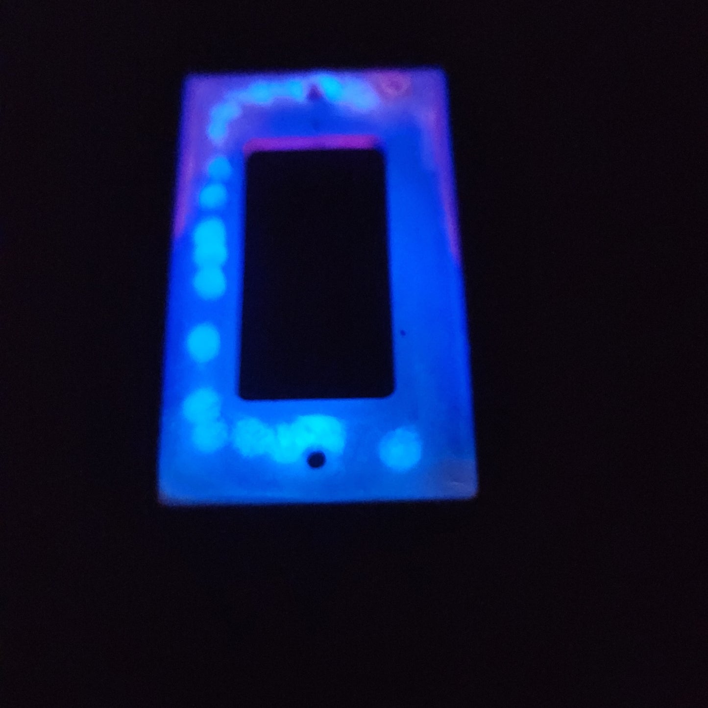 Ocean sunset light switchplate *Glows in blacklight/UV & Glow-in-the-dark*