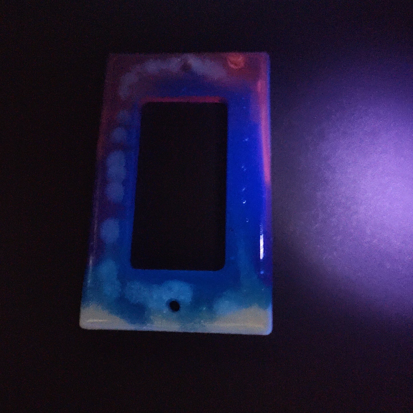 Ocean sunset light switchplate *Glows in blacklight/UV & Glow-in-the-dark*