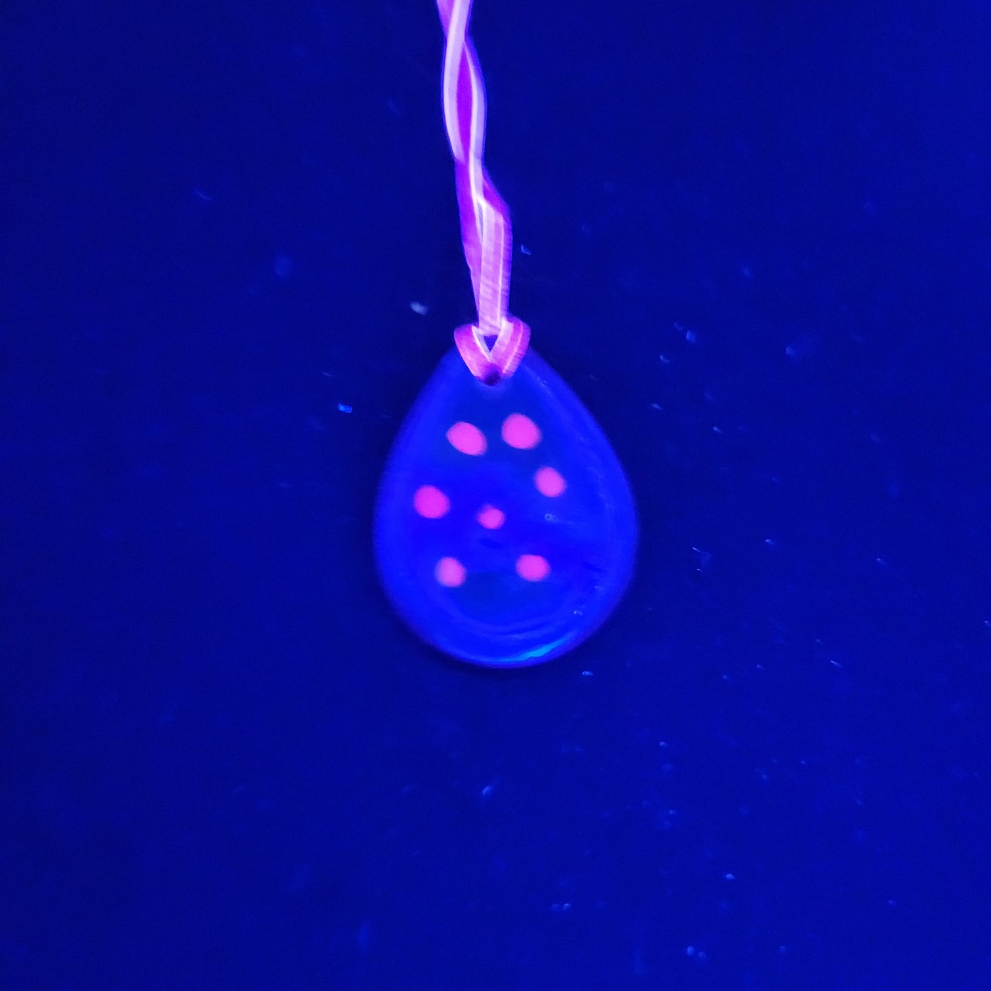 Pink Ponly Club inspired necklace *Blacklight/UV Light activated*