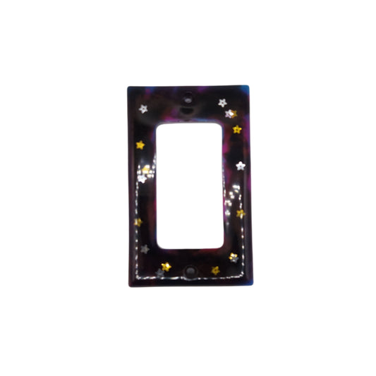 Galaxy light switch plate