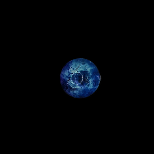 Blue galaxy refridgerator magnet * Glow in the dark*