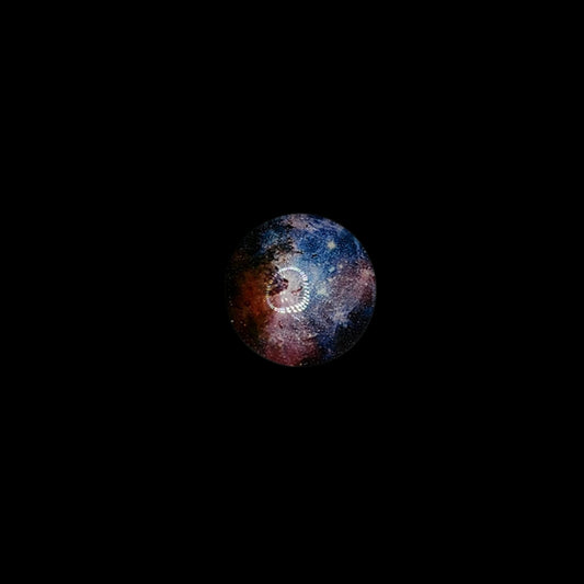 Blue white and red refridgerator magnet * Glow in the dark*