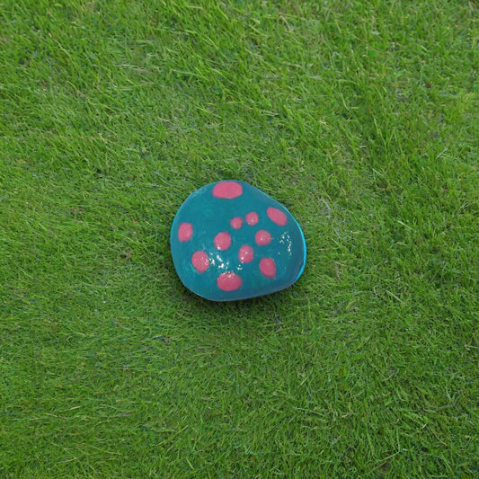 Bubblegum Fairy step stone *Blacklight/UV activated*