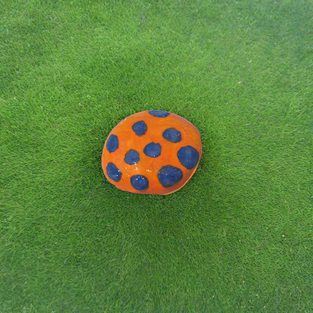 Orange and Blue Fairy step stone *Blacklight/UV activated*