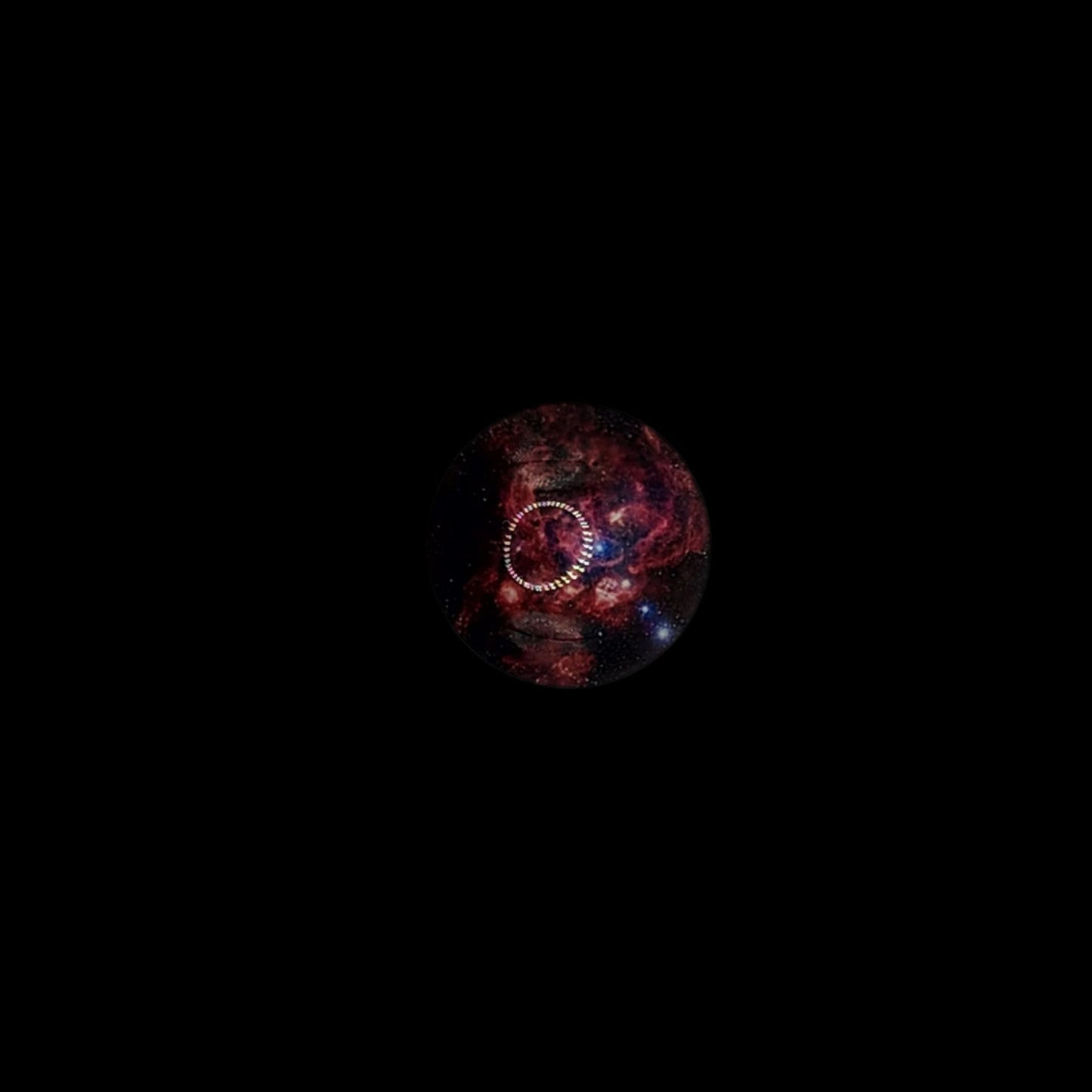 Red galaxy refridgerator magnets * Glow in the dark*